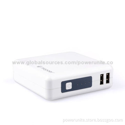 8,200mAh AC/External Portable Battery Chargers for Mobile Phones with Dual USB port